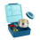 Lunch Box with Stainless Steel Bowl, Plastic Dinner Plate, Microwaveable, Compartmentalized Bento 1