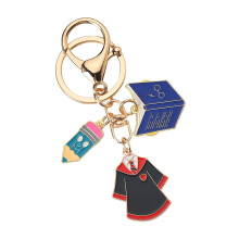 Porte-clés de fin d'études pour fille, fils, sœur, frère, ami – Cadeau et souvenir de fin d'études en forme de livre – Convient à tous les