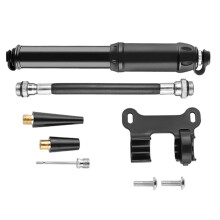 Bomba de ar portátil para pneus de bicicleta, pequena e manual, ideal para bicicletas de montanha, estrada, patinetes e basquete.