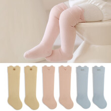 pares de calcetines altos de algodón para bebés recién nacidos y niños pequeños.
