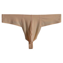 Thongs Skrittløse truser Herre Mote Underbukser Ensfarget Truser Undertøy Bukse Truser Truser Khaki L