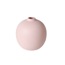Round Faux Ceramic Planter, Small Tabletop Vase for Succulents and Flowers, Modern Plastic Centerpiece for Shelf Decor, Minimalist Home Accent