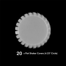 Circle Flat Shaker Covers for DIY Cards 20 pcs