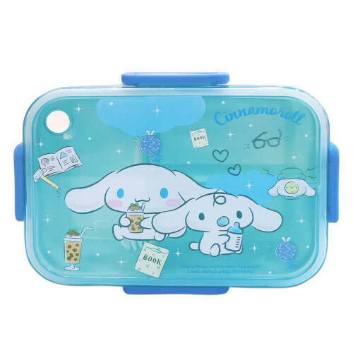 Cinnamoroll Printed Bento Box with Spoon 4-Point Lock