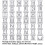Reusable Plastic Letter and Number Stencils 3 inch 42 pcs 1