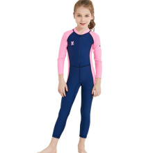 One Piece Long Sleeve Swimsuit for Children UV Protection