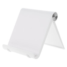 Draagbare bureauhouder, lichtgewicht beugel, verstelbare bureauhouder voor tablets en telefoons.