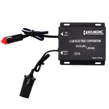 Adaptor de alimentare pentru încărcător auto, convertor de tensiune DC 24V la DC 12V pentru mașină