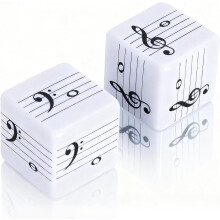 Oversized Christmas Gift Exchange Dice Game - 4 Inch Family Party Dice for Holiday Gift Swaps, Stocking Stuffers, Xmas Gatherings & Festive Fun