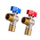Absperrventile aus Messing, universelle Warm-/Kaltwasser-Dreh-Eckventile 1