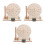 3Pcs Handmade Ancient Timekeeper Sundial Model Wood Plastic Solar Kit 9