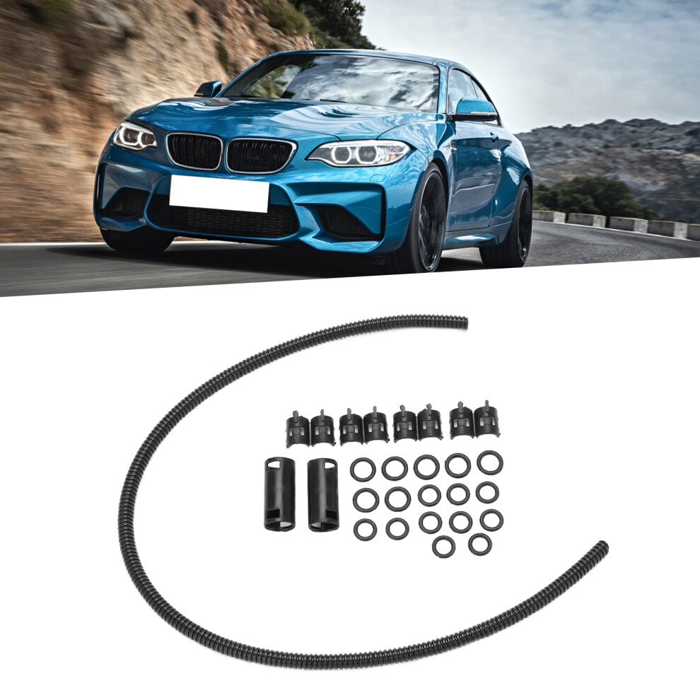 50Cm Premium Windshield Washer Hose Kit Durable Abs Rubber Corrugated Pipe 8421390677160