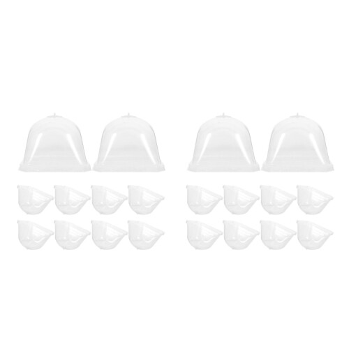 20Pcs Clear Garden Plant Protection Dome with Adjustable Ventilation 2