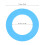 Splicing EVA Dart Board Wall Protector 72.4cm Round Blue 2