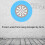 Splicing EVA Dart Board Wall Protector 72.4cm Round Blue 4