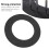 5 Pcs EVA Dartboard Backboard Surround, Black, 28.5in Diameter 3
