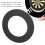 5 Pcs EVA Dartboard Backboard Surround, Black, 28.5in Diameter 4