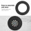 5 Pcs EVA Dartboard Backboard Surround, Black, 28.5in Diameter 6