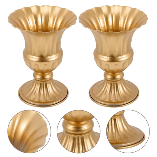 2 Pezzi Vaso Decorativo Per Cimitero In Ferro 1