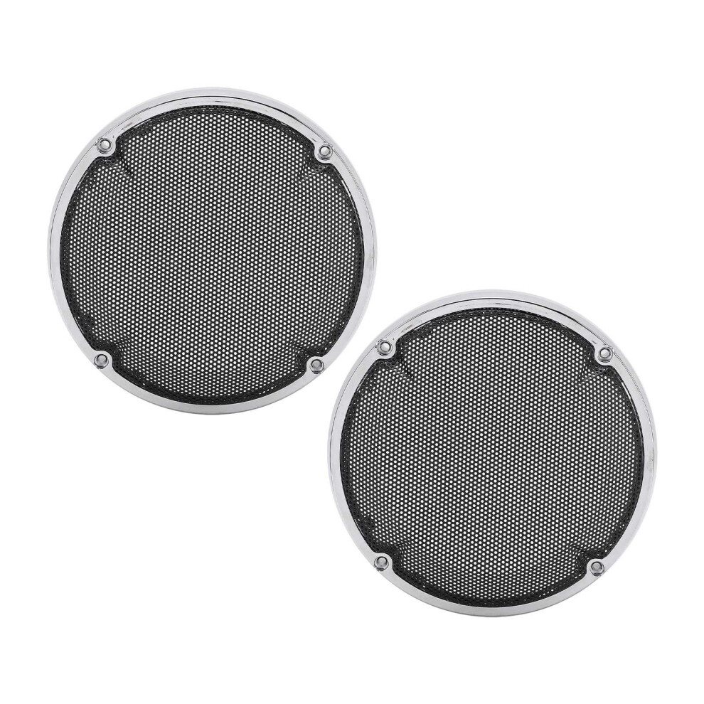 Motorcycle Speaker Mesh Cover Grille For Touring Glide 1983-2020, Abs Metal, 6.5In 4921390678142
