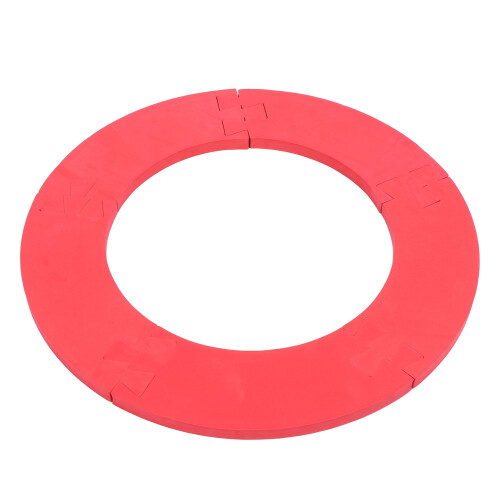 EVA Dartboard-Wandprotektor, Rot, Außendurchmesser 72,4 cm, Innendurchmesser 45,1 cm