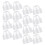 150Pcs Transparent Humidity Domes For Hydroponic Plant Growing 6
