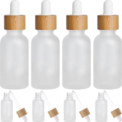 8Pièces Flacons Verre Pipette Précise Pour 1