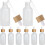 8Pièces Flacons Verre Pipette Précise Pour 6
