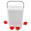 Large Capacity Automatic Chicken Waterer and Feeder Set 12 Liter Portable Poultry Automatic Waterer 5