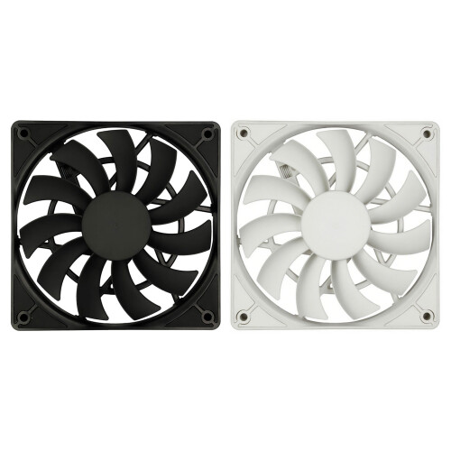 MF12015 Computer Case Fan 2500RPM High Airflow Double-Black 1