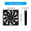 MF12015 Computer Case Fan 2500RPM High Airflow Double-Black 4