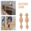 12 Pezzi Aste In Legno Colonne Romane Per Decorazione Interna Esterna 10