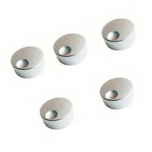 Premium Aluminum Volumes Knobs 32x13mm For Easy-Silver