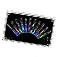 Fun LED Rhythm Light Display With Microcontroller And Amplifier