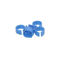 (1.4cm, blue) 100 Pcs 12MM 14MM Bird Plastic Clip Rings Pigeon Colored Foot Ring No.1-100 For 10 Colors