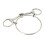Freio para cavalo de aço inoxidável de 125 mm (5 polegadas) para treinamento ao ar livre com argolas soltas. 2