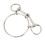 Freio para cavalo de aço inoxidável de 125 mm (5 polegadas) para treinamento ao ar livre com argolas soltas. 3