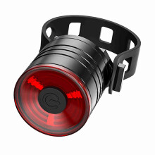 Waterproof Bike Light 200Lumen, 8-15h Battery, 3 Modes in White/Red