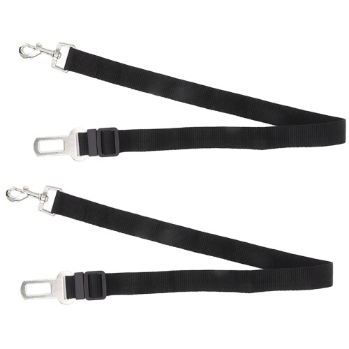 2er-Pack verstellbare Hunde-Autosicherheitsgurte, 66 cm 1