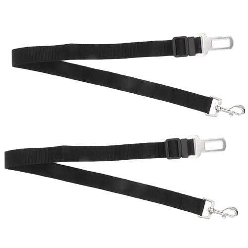 2er-Pack verstellbare Hunde-Autosicherheitsgurte, 66 cm 2