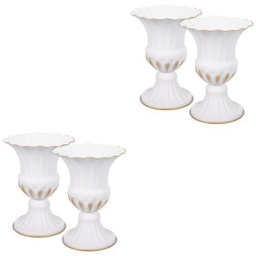 4 Pezzi Vaso Decorativo In Ferro Per Cimitero E Ricordo 2