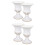 4 Pezzi Vaso Decorativo In Ferro Per Cimitero E Ricordo 5