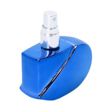 Herzförmige nachfüllbare Parfümzerstäuberflasche 25 ml in Blau