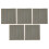 5PCS Rubber Road Brick Board Non Slip Flooring Warning Tactile Paving Blind Sidewalk Tile(Strip Gray) 3