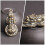 Multi Brass Beast Pendants Retro Keychain DIY Decor Accessories 10