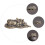 Multi Brass Beast Pendants Retro Keychain DIY Decor Accessories 11