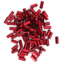Rote Aluminiumlegierung Bremskabelkappen, 1,5 cm, hohe Zähigkeit