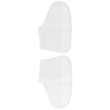 Silicone Waterproof Rain Shoe Covers Overboots S-XL White