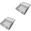 2Pcs Foldable Grey Quilts Storage Bag Zippered Under Bed Organizer 5