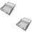 2Pcs Foldable Grey Quilts Storage Bag Zippered Under Bed Organizer 8